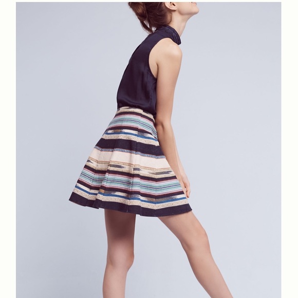 Anthropologie striped skirt Chloe Oliver - Picture 4 of 14